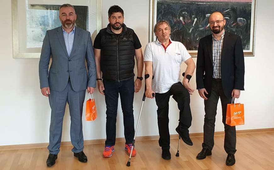 Nastavak saradnje: Predstavnici saveza sjedeće odbojke BiH posjetili BH Telecom